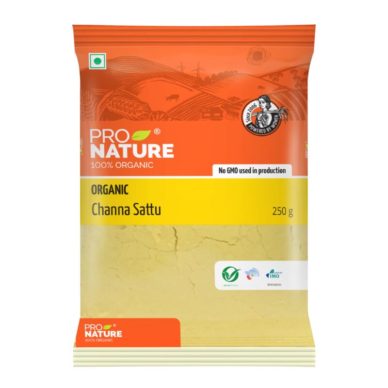 Pro Nature 100% Organic Channa Sattu, 250g