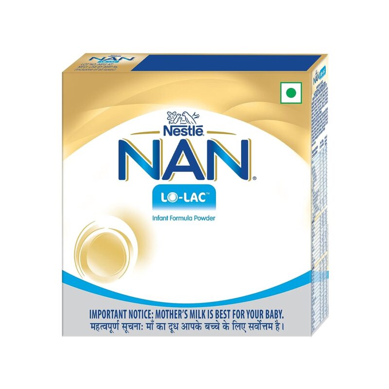 Nestle NAN LO-LAC | Infant Formula Powder | Bag-In-Box Pack | For Infants from Birth Onwards | 200g
