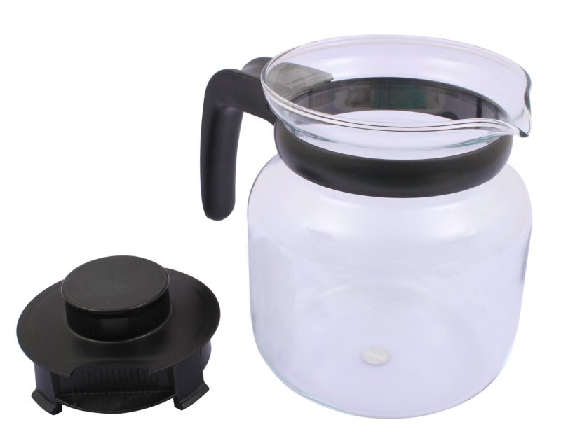 Borosil Glass Carafe with Strainer, 1 Litre, Transparent - Image 3