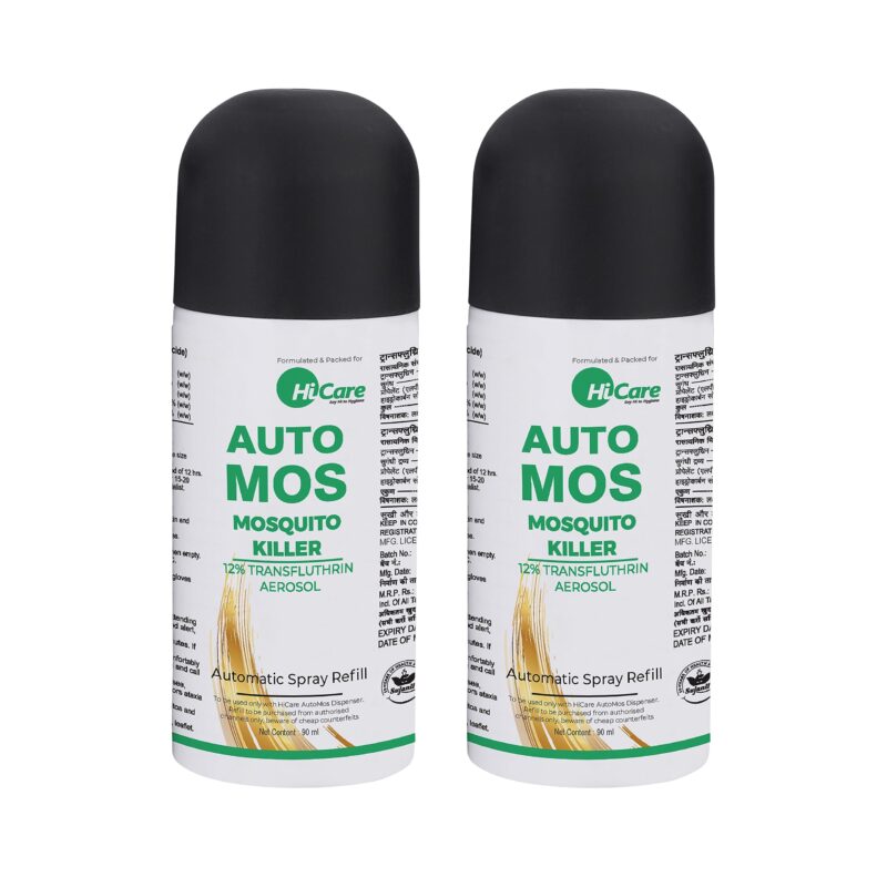 HiCare Services Automos Refills Mosquito Vaporiser - Pack Of 2-180 Days
