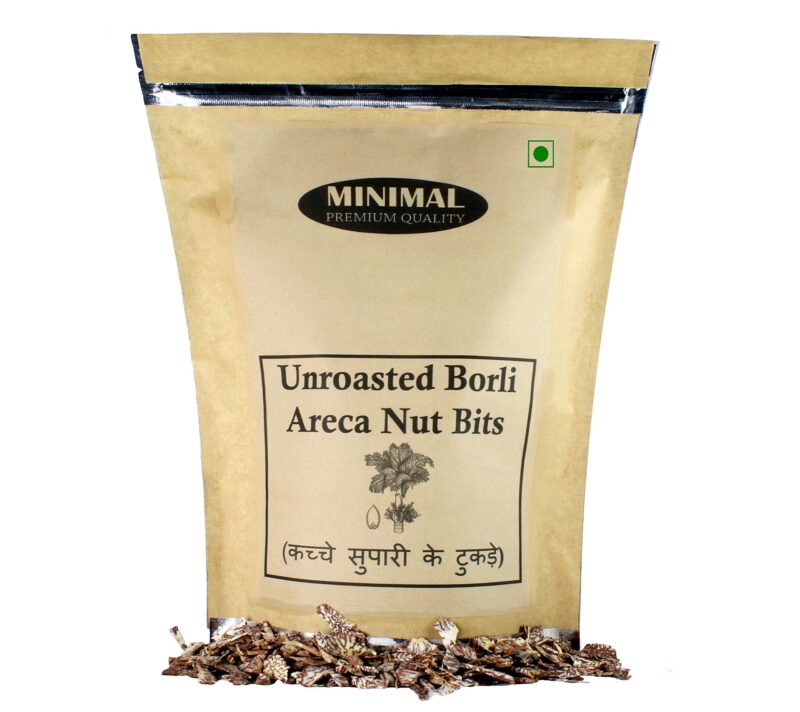 Minimal Unroaated Borli Areca Nuts Bits(Kachhe Supari Tukda),150Gr