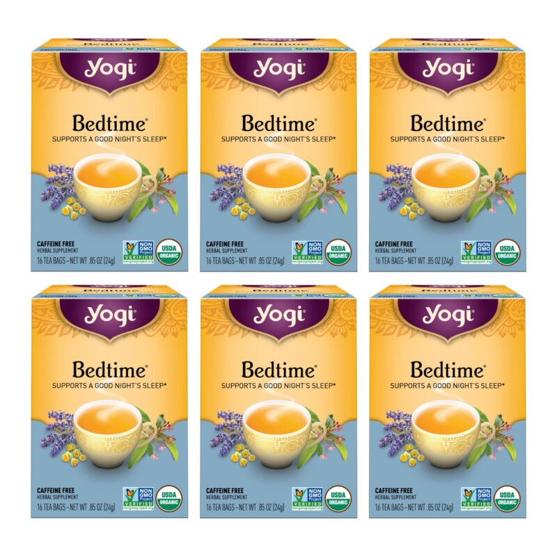 Yogi Bedtime Tea, 16 Tea Bags (Pack of 6)