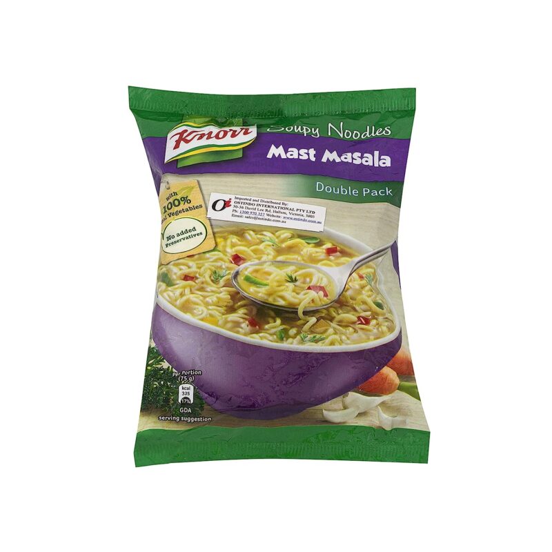 50x Knorr Soupy Noodles Mast Masala, Pack of 50 (75G each) - Image 2