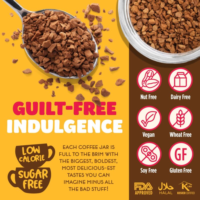 Beanies|Instant Flavoured Coffee |Nutty Hazelnut|Low Calorie, Sugar Free|50 g|Pack of 1 - Image 7