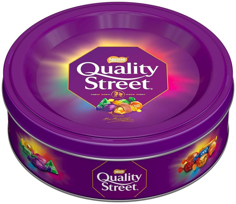 Nestle Quality Street Assorted Chocolates Tin Jar, 480 g