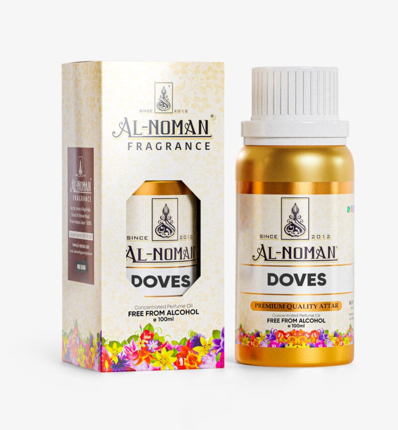 Al Noman fragrances DOVES Attar | Ittar | Alcohol Free | Luxury scent With Long Lasting Fragrance For Man And Women (Unisex) | 100 ml Attar
