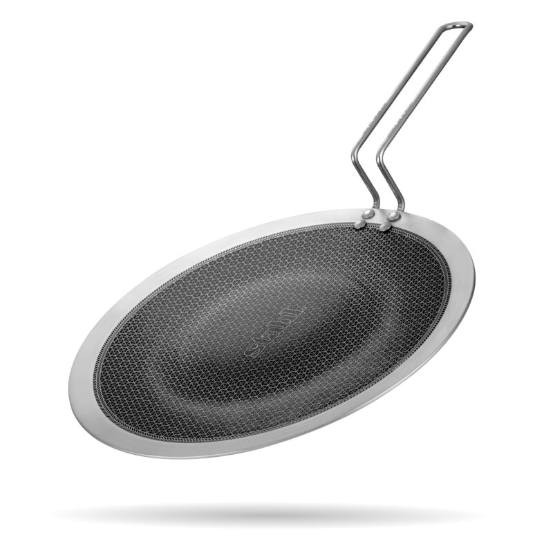 Stahl Artisan Hybrid Triply Roti Tawa, Tawa Induction Base, Non Stick Pan, Stainless Steel Scratch Resistant Roti Tava, 25 cm