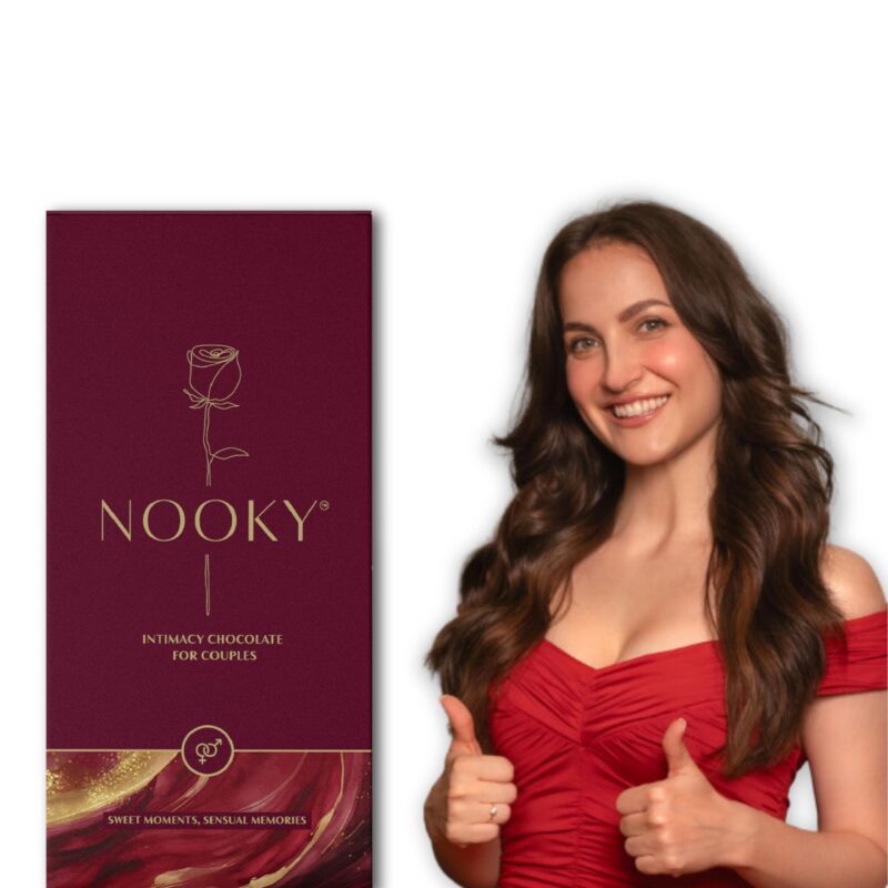 Nooky Tempting Delights for uplifing mood (Pack of 1) | Luxury Dark Chocolate Best Gift Set for Men & Women | instaeats