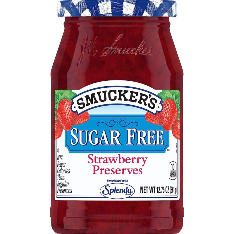Smucker's Sugar Free Strawberry Preserves with Splenda Brand Sweetener, 12.75 Ounces