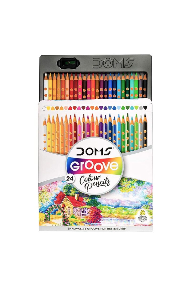 Doms Groove Colour Pencil(24 Nos)