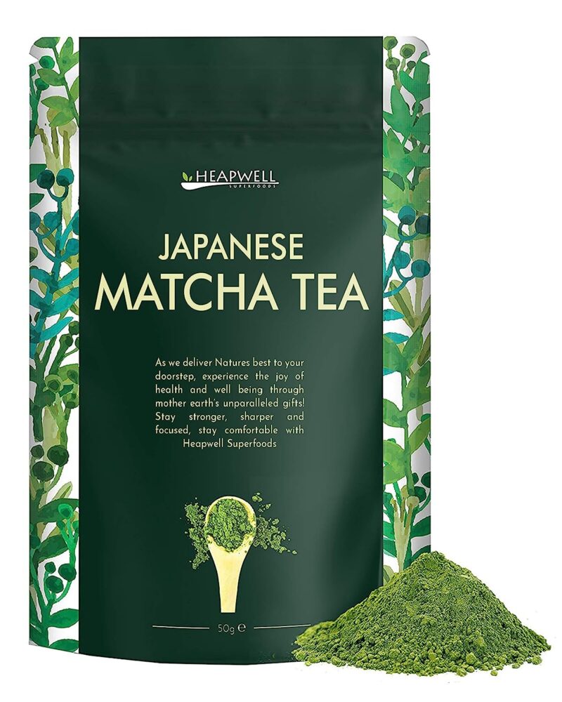 Heapwell Superfoods Japanese Matcha Green Tea Powder, 50g