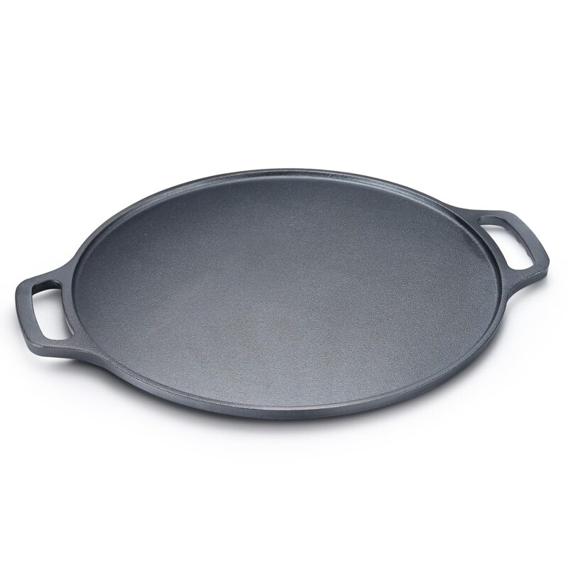 Prestige 30cm Dura Cast Iron Non-Stick Dosa Tawa| Heavy Gauge| Gas & Induction Compatible| Scratch Resistant| Even Heat Distribution