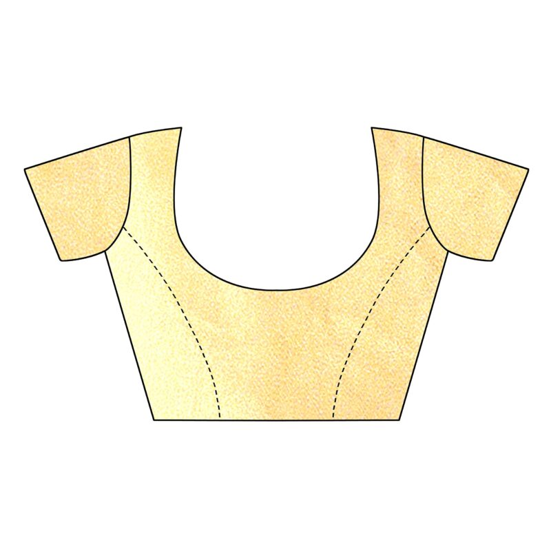 Yashika Silk with Blouse Piece Saree (FOIL Floral Black_Grey_Free Size) - Image 2