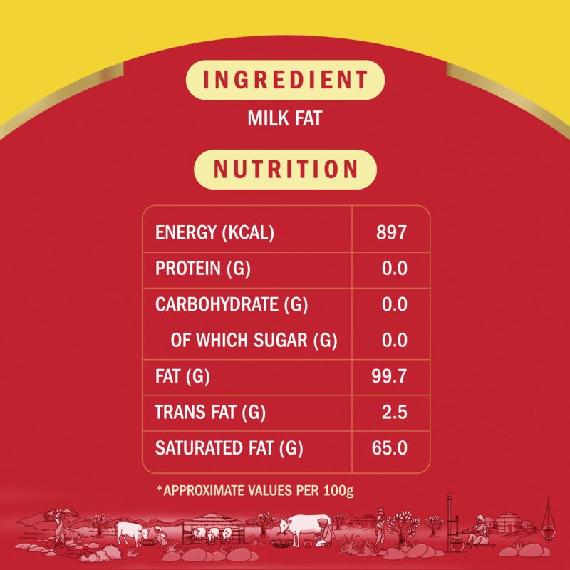 Aashirvaad Svasti Pure Cow Ghee - Desi Ghee with Rich Aroma - 500mL - Image 3