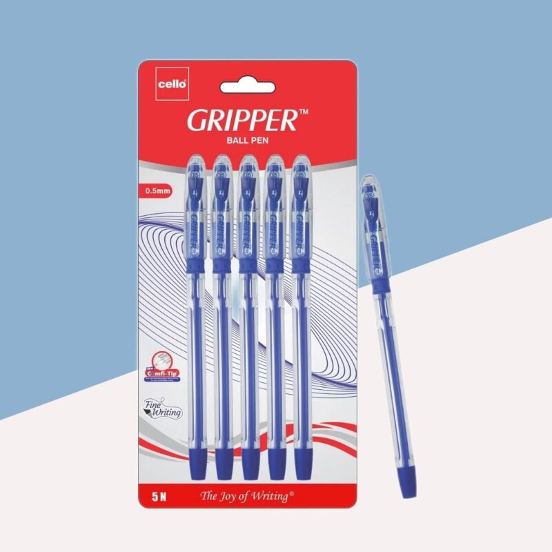 Cello Gripper Ball Pen – Blue ( Pack of 1 )