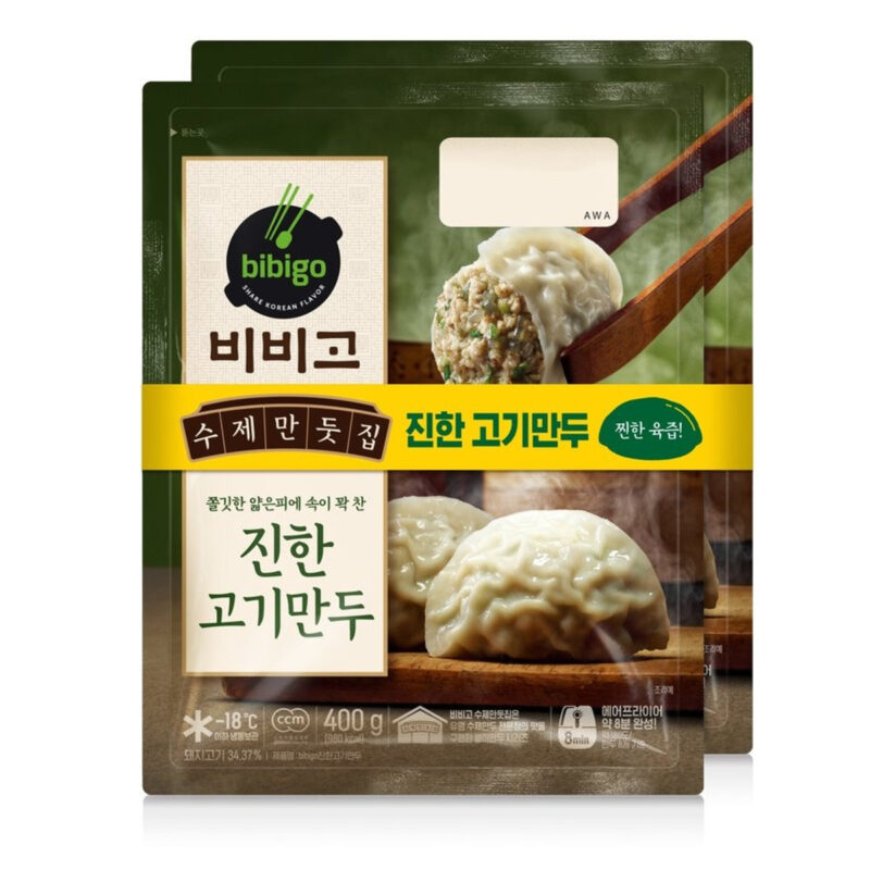 BIBIGO PORK DUMLING 400*2 비비고/수제진한고기만두400G*2