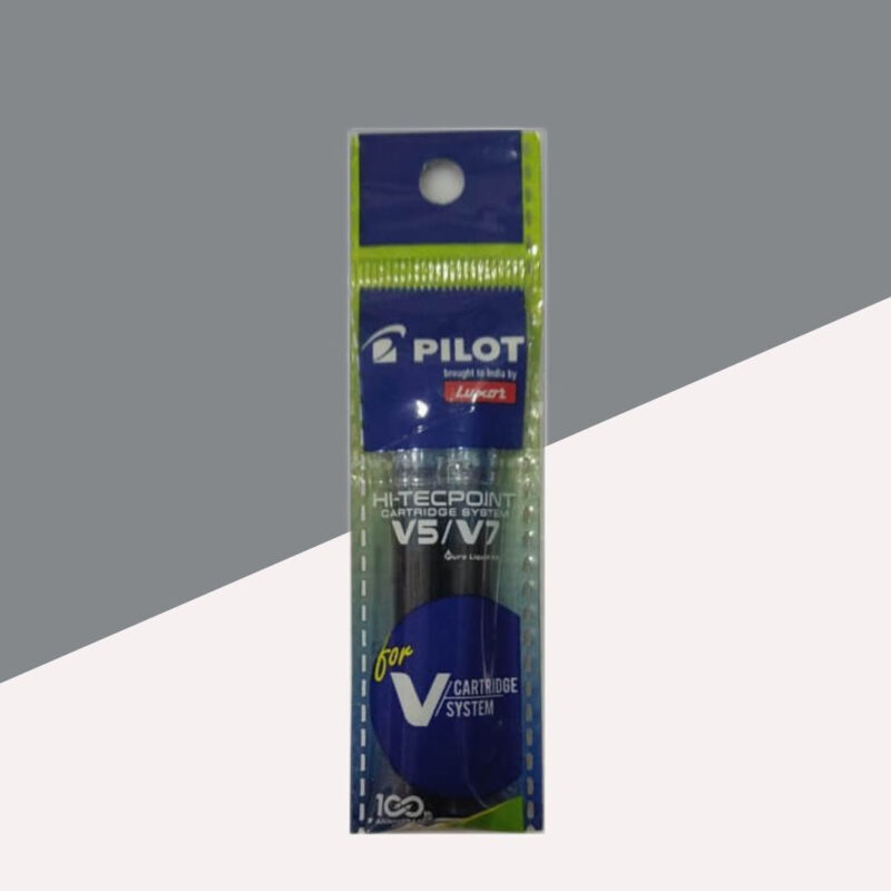 Pilot V5/V7 Ink Cartridge – Black ( Pack of 2 )