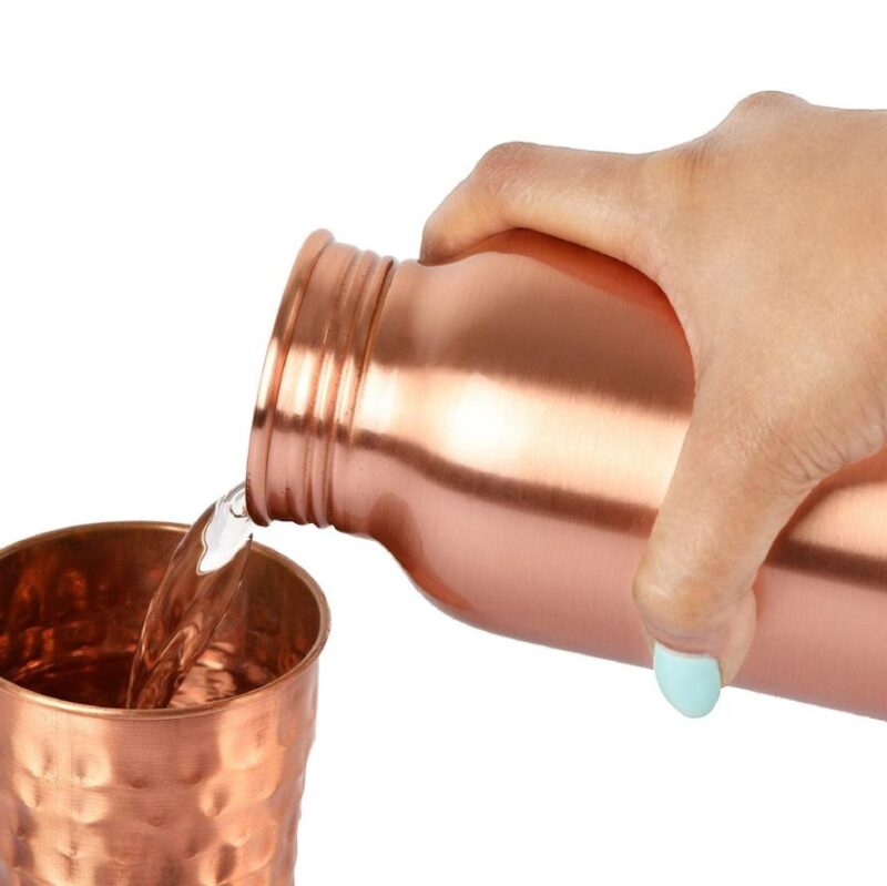 Cop-Pura Neer Copper Water Bottle, 1000ml - Image 5