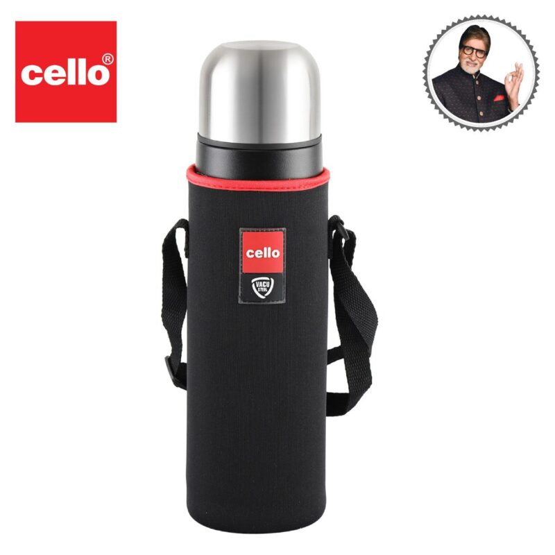 Duro Flip Flask, Vacusteel Water Bottle with Thermal Jacket - Image 49