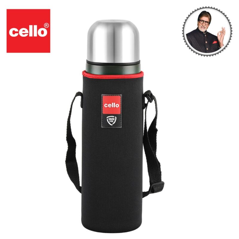 Duro Flip Flask, Vacusteel Water Bottle with Thermal Jacket - Image 50
