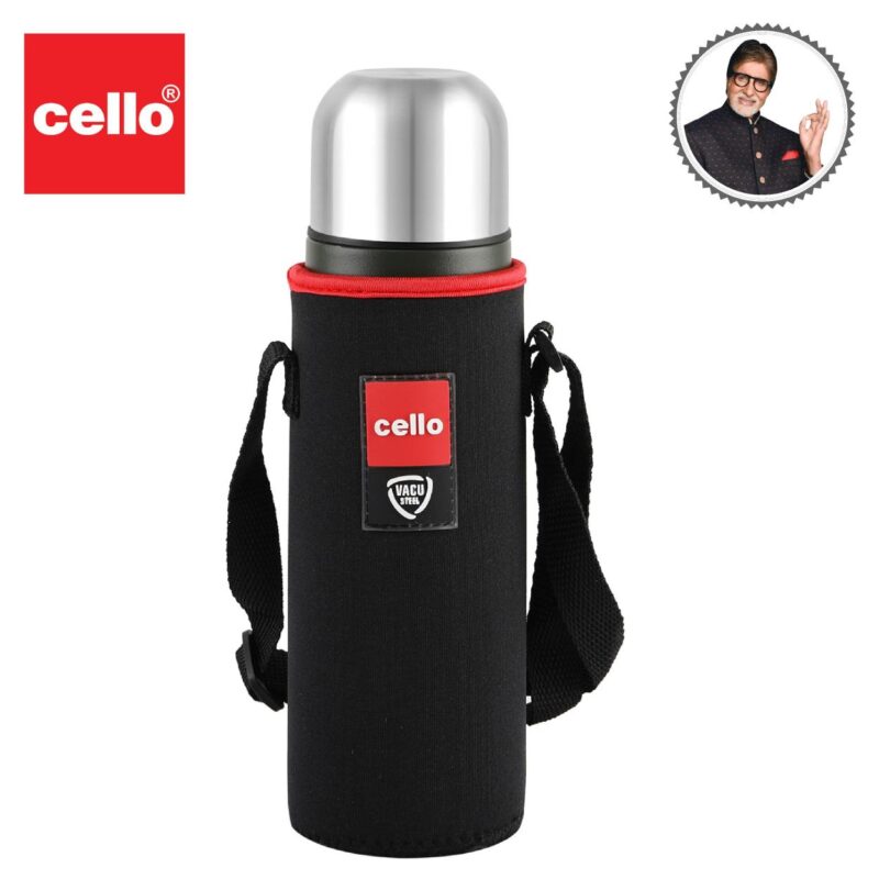 Duro Flip Flask, Vacusteel Water Bottle with Thermal Jacket, 500ml - Image 14