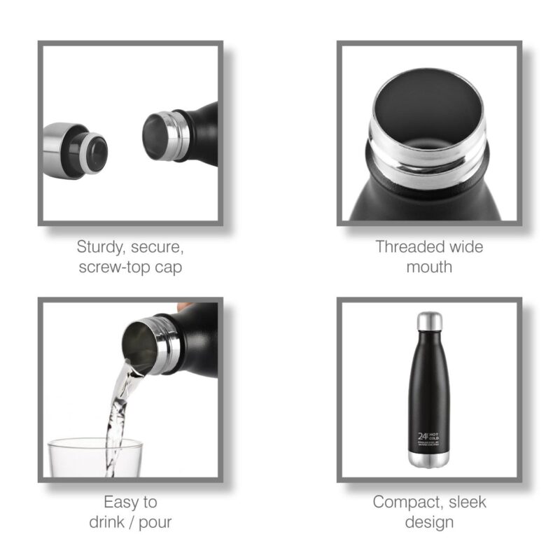 Duro Swift Flask, Vacusteel Water Bottle, 500ml - Image 19