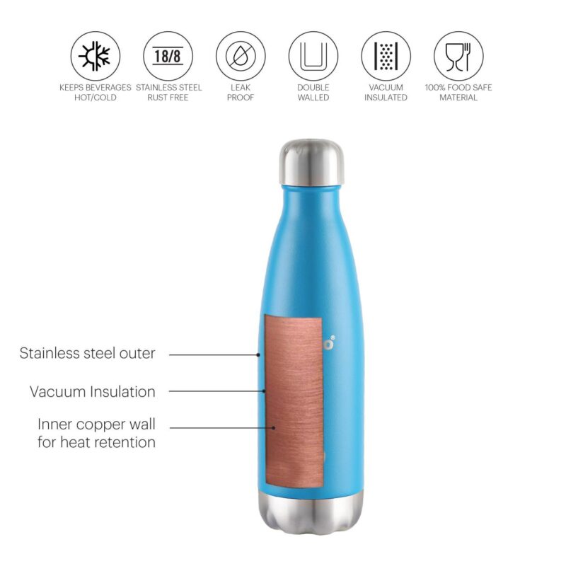 Duro Swift Flask, Vacusteel Water Bottle, 500ml - Image 10