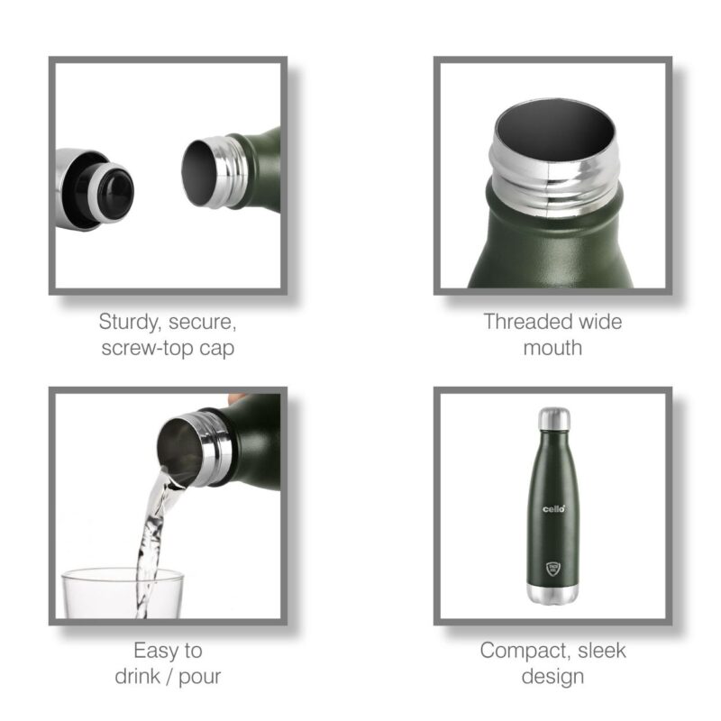 Duro Swift Flask, Vacusteel Water Bottle, 500ml - Image 21
