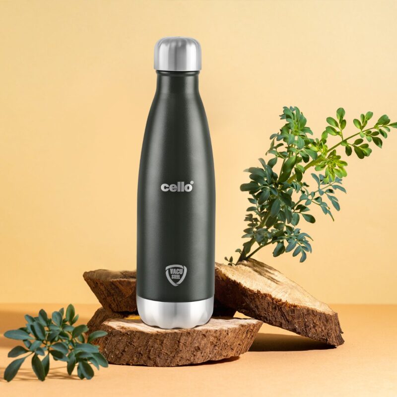 Green|Duro Swift Flask, Vacusteel Water Bottle, 750ml / 750ml