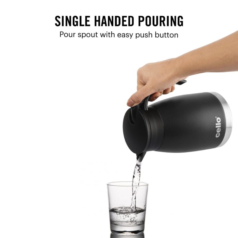 Duro Pot Double Walled Vacuum Insulated Teapot, 800ml - Image 11