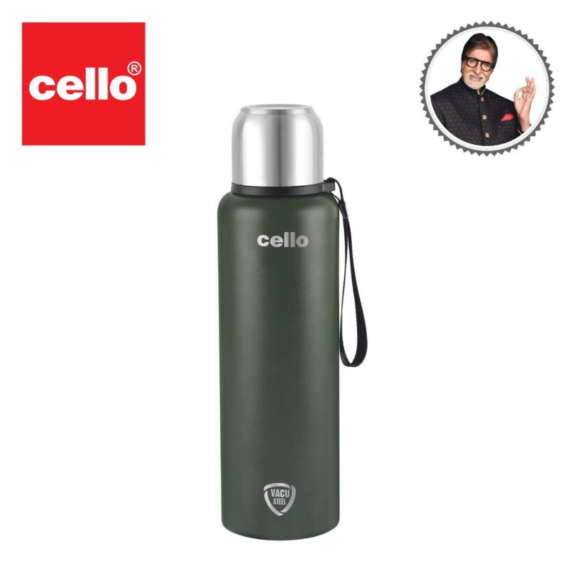 Duro Flip Flask, Vacusteel Water Bottle with Thermal Jacket - Image 48