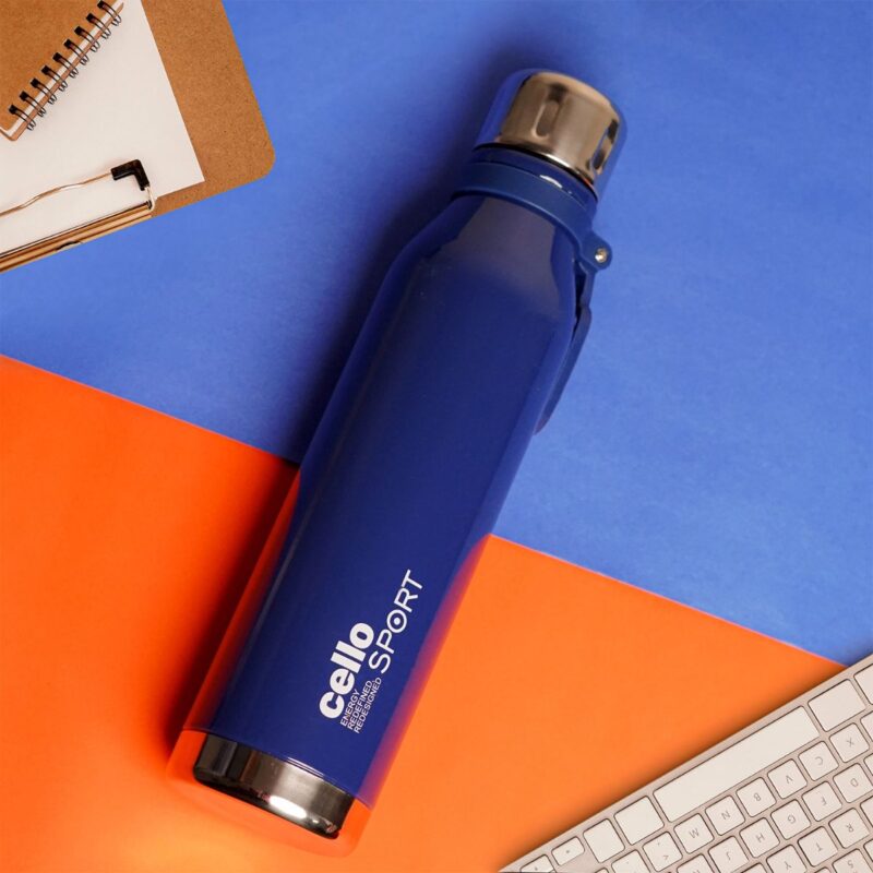 Blue|Bentley Flask, Vacusteel Water Bottle / 800ml