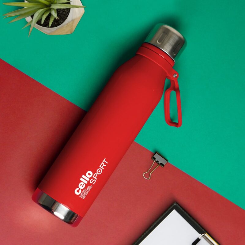 Red|Bentley Flask, Vacusteel Water Bottle / 800ml