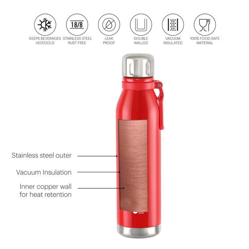 Bentley Flask, Vacusteel Water Bottle, 800ml - Image 10