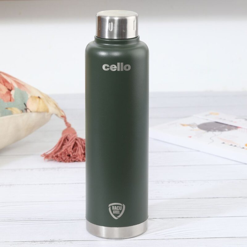 Green|Duro Top Flask, Vacusteel Water Bottle / 750ml