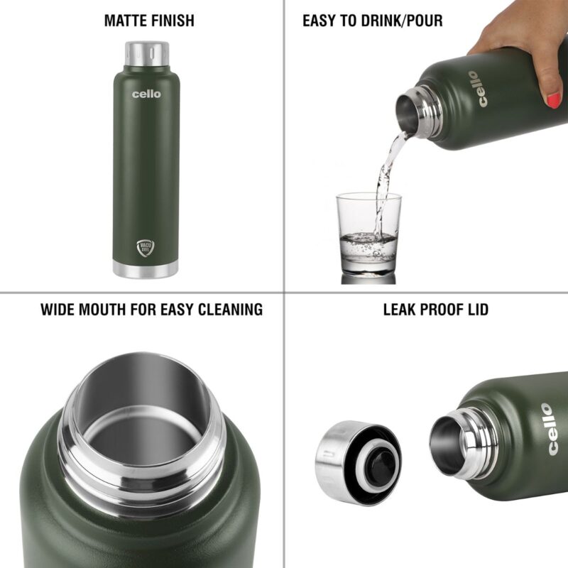 Duro Top Flask, Vacusteel Water Bottle - Image 44