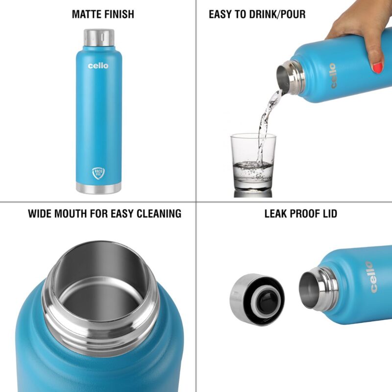 Duro Top Flask, Vacusteel Water Bottle - Image 45