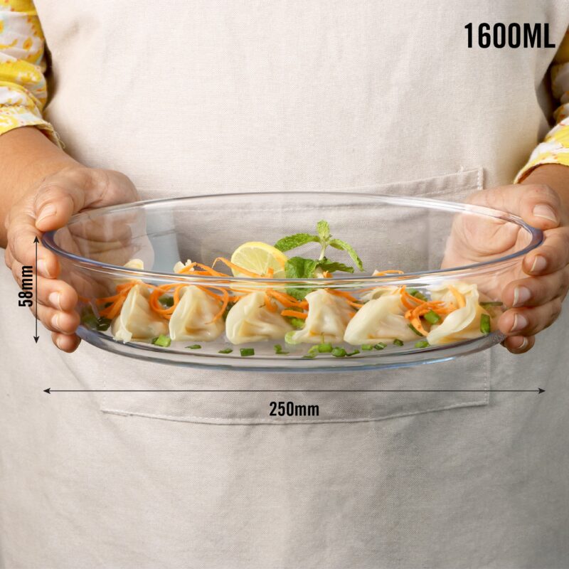 Cosmo Oval Glass Baking Dish, 1600ml - Image 5