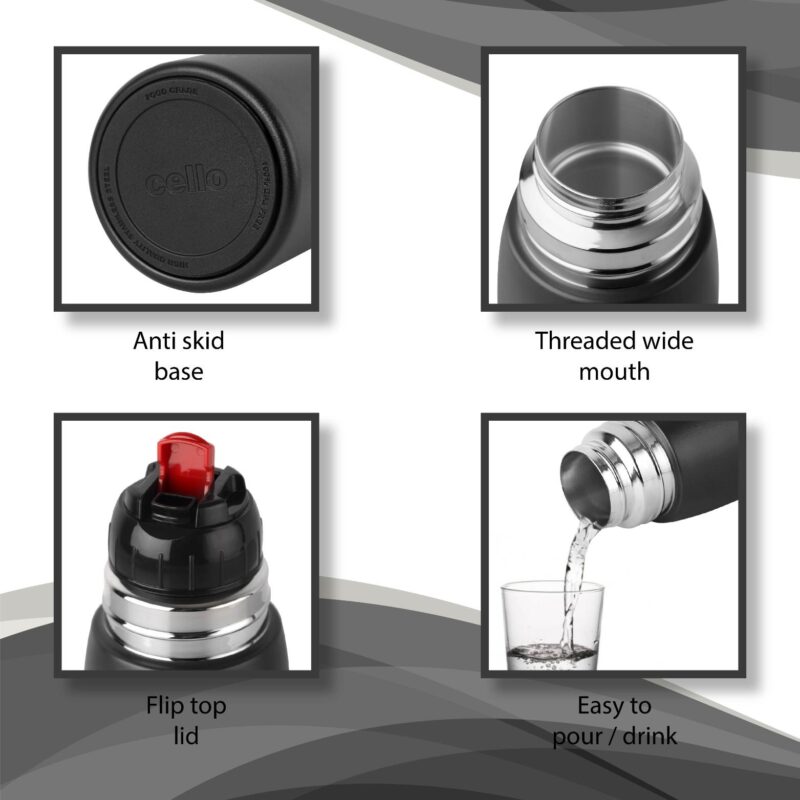 Duro Cup Style Flask, Vacusteel Water Bottle 750ml - Image 17