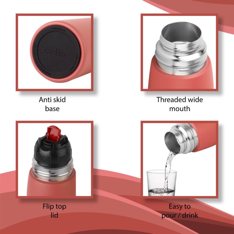 Duro Cup Style Flask, Vacusteel Water Bottle 750ml - Image 18