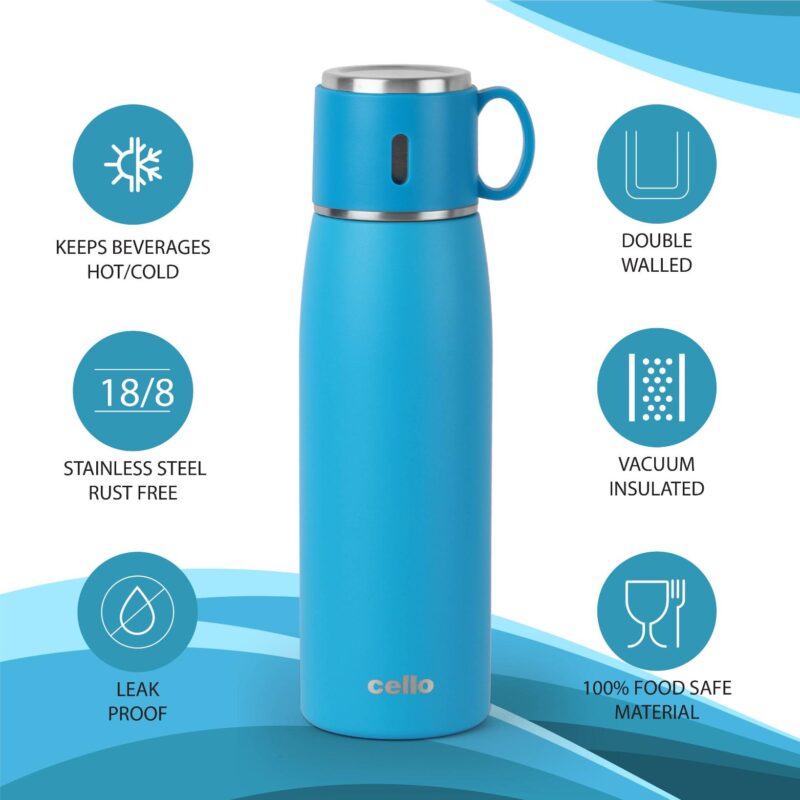 Duro Cup Style Flask, Vacusteel Water Bottle 750ml - Image 11