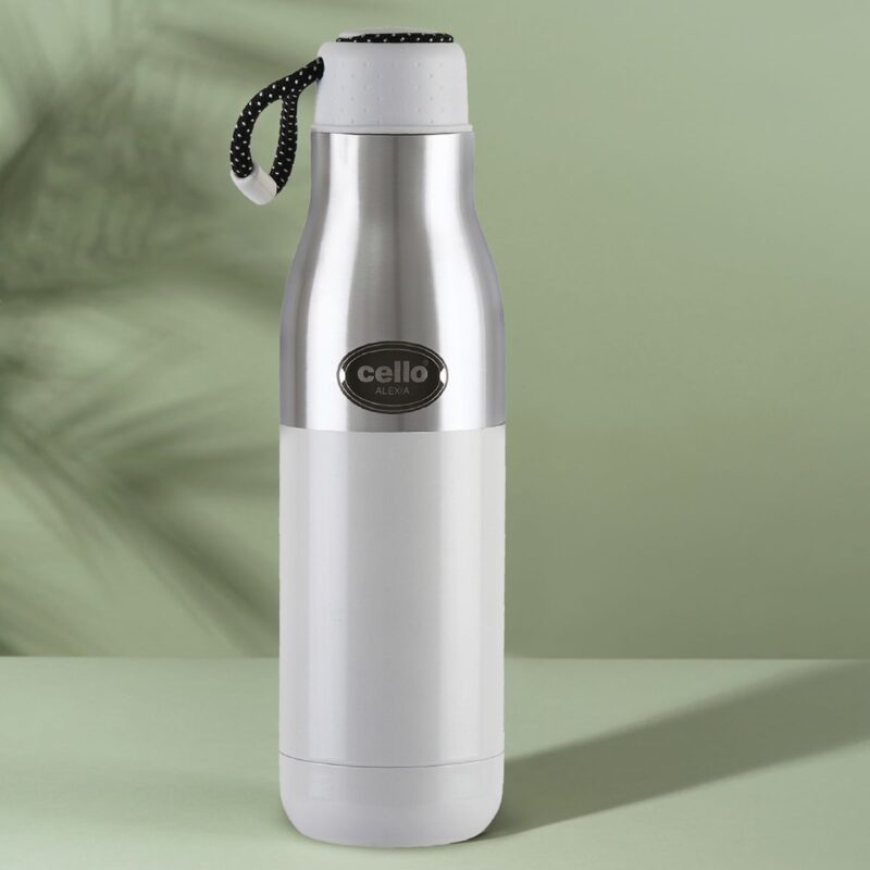 White|Alexia Flask, Vacusteel Water Bottle, 800ml / 800ml