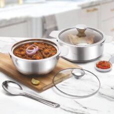 Silver|Daawat Casserole Gift Set, Set of 3 / 1000ml