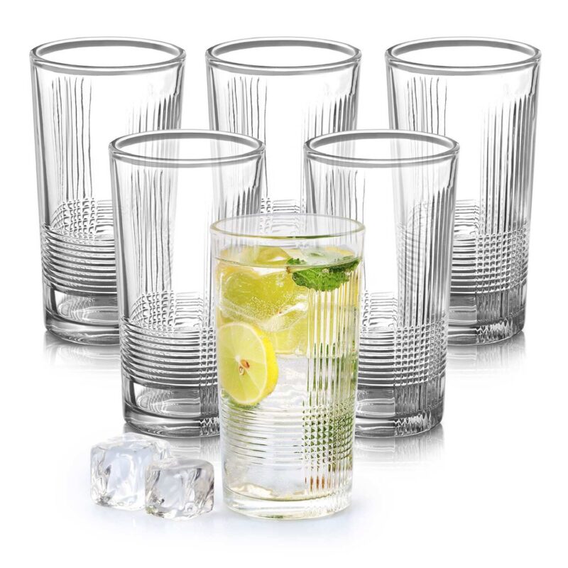 Enigma Glass Tumblers, Set of 6 - Image 5