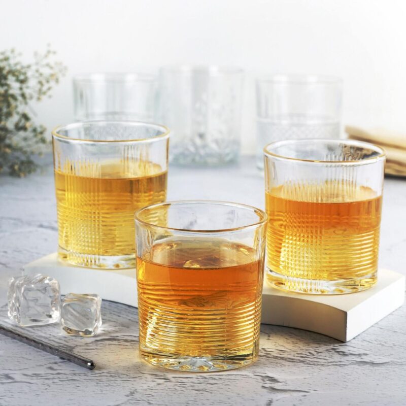 Clear|Enigma Glass Tumblers, Set of 6 / 325ml
