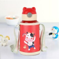 Red|Toddy Hot & Cold Stainless Steel Kids Water Bottle, 550ml / 550ml