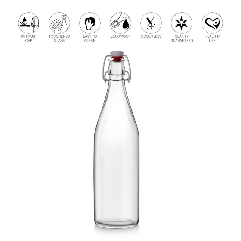 Aquaria Glass Water Bottle, 1000ml - Image 22