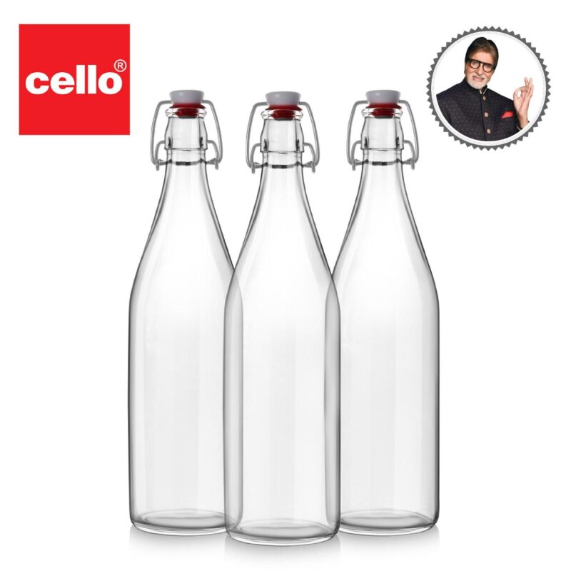 Aquaria Glass Water Bottle, 1000ml - Image 58