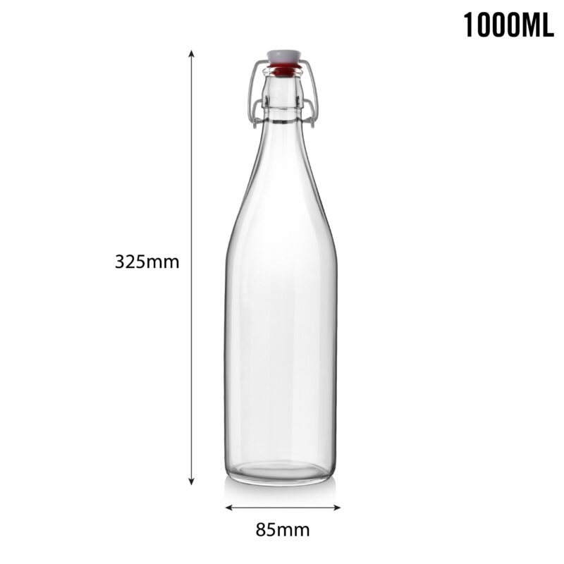 Aquaria Glass Water Bottle, 1000ml - Image 52