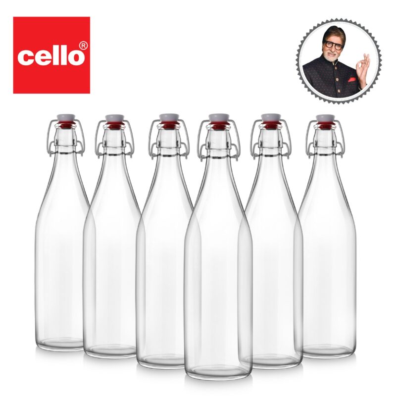 Aquaria Glass Water Bottle, 1000ml - Image 61